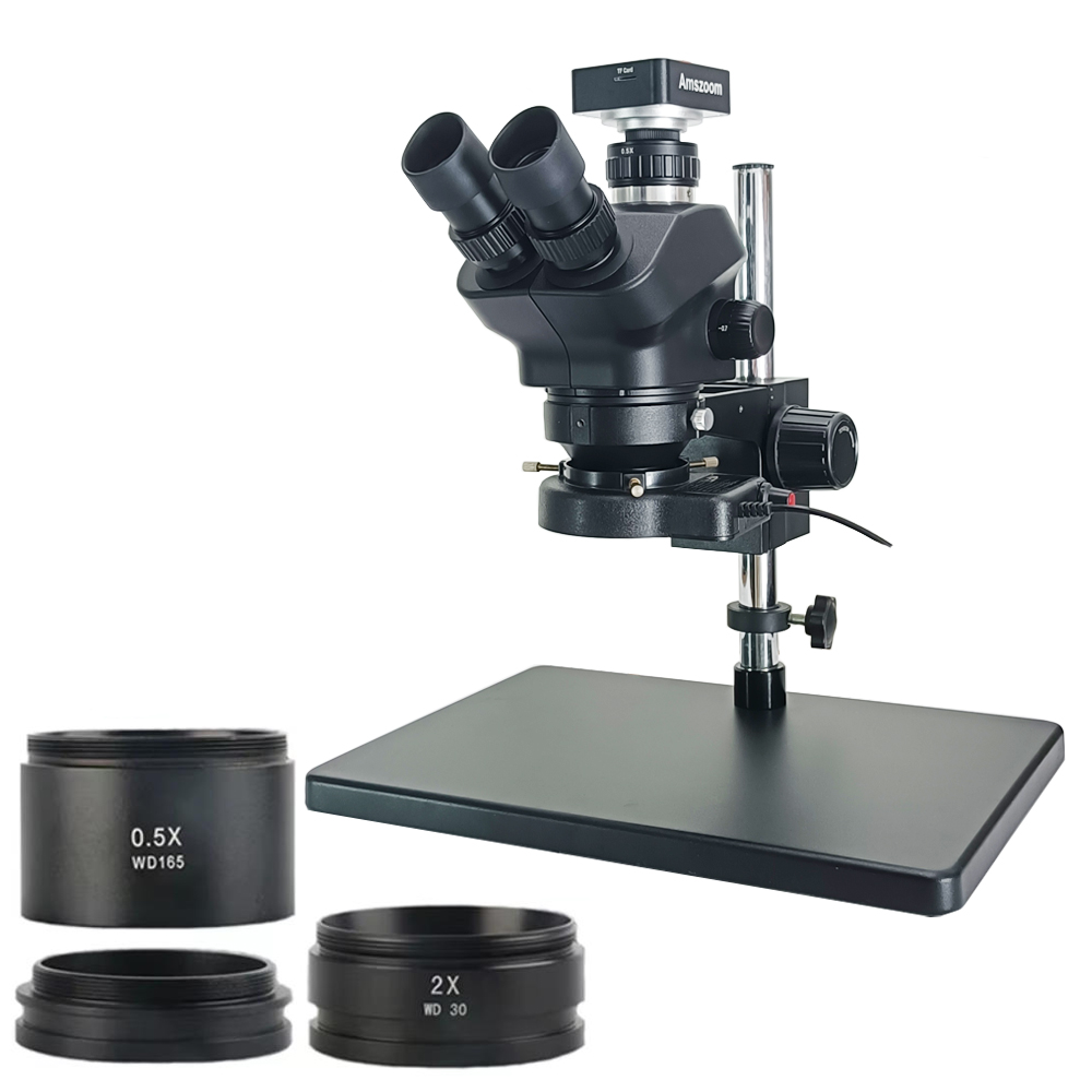 3.5X-100X Simul Focal Trinocul - đánh giá và giá Stereo Trinocular Microscope Pcb