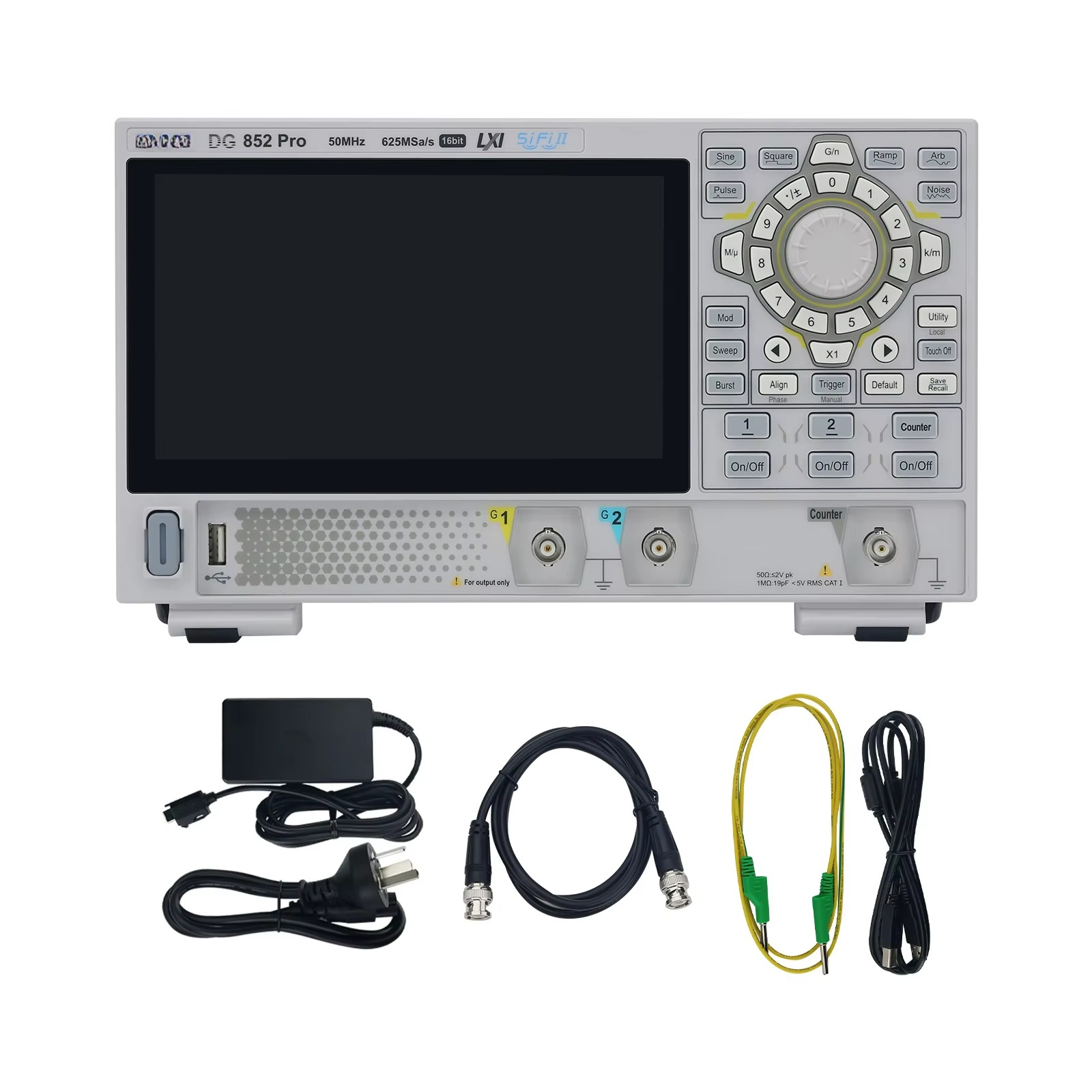 RIGOL DG852 Pro 50MHz Dual Cha - đánh giá và giá Function Arbitrary Waveform Generator