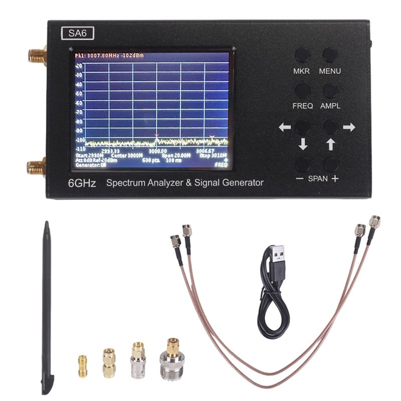 B23B SA6 Handheld Spectrum Ana - đánh giá và giá Signal Generator Spectrum Analyzer