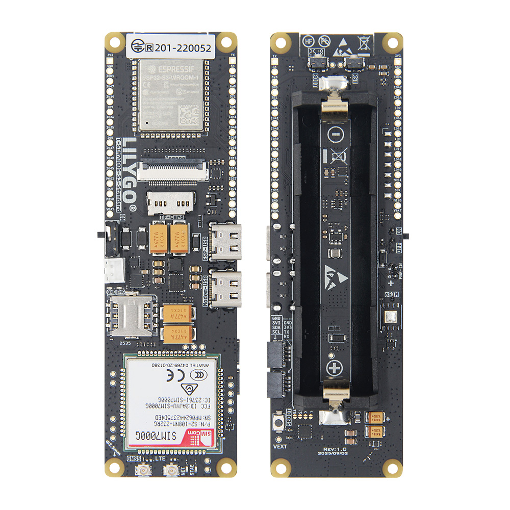 T-SIM7000G-S3-Standard SIM7080 - đánh giá và giá Esp32 S3 Development Board Lot